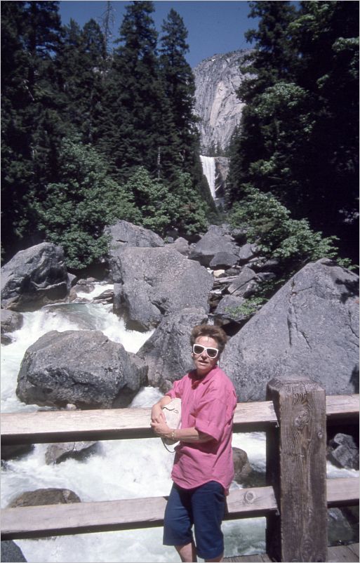 On the way to the falls in background